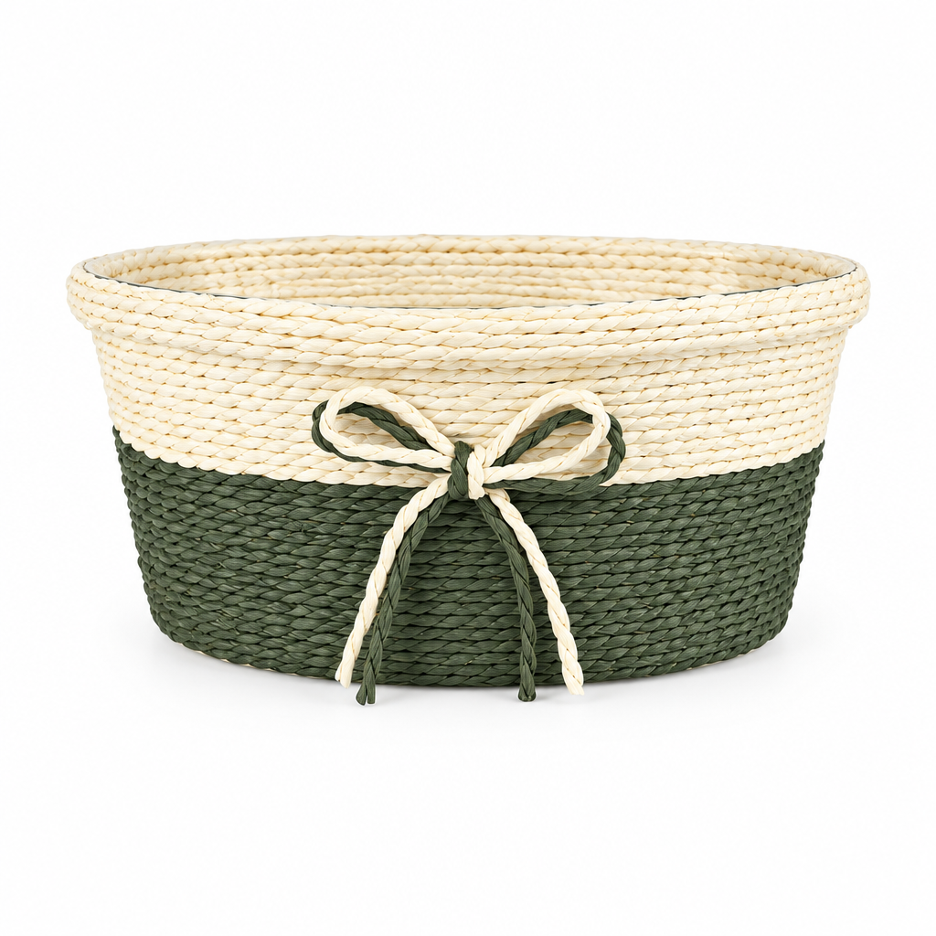 Handwoven Paper Rope Storage Basket – Eco-Friendly & Durable Organizer