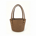 Custom Handmade Paper Rope Basket Bag | Eco-Friendly Woven Basket Manufacturer