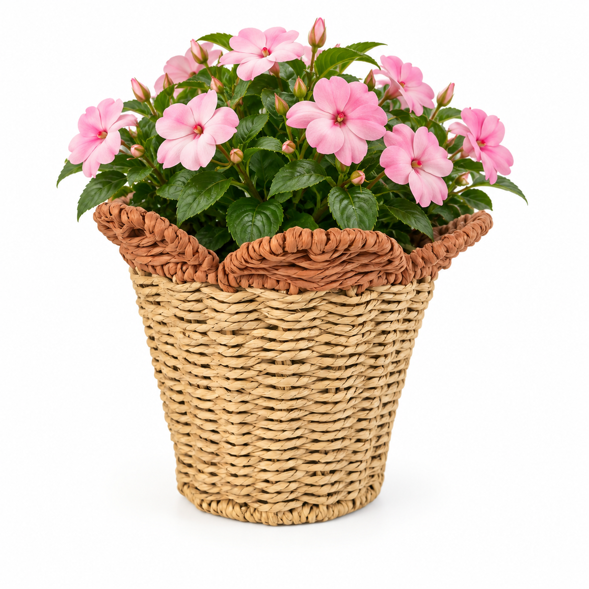 Handcrafted Paper Rope Basket – Natural Woven Storage & Plant Holder for Rustic, Boho & Modern Home Décor
