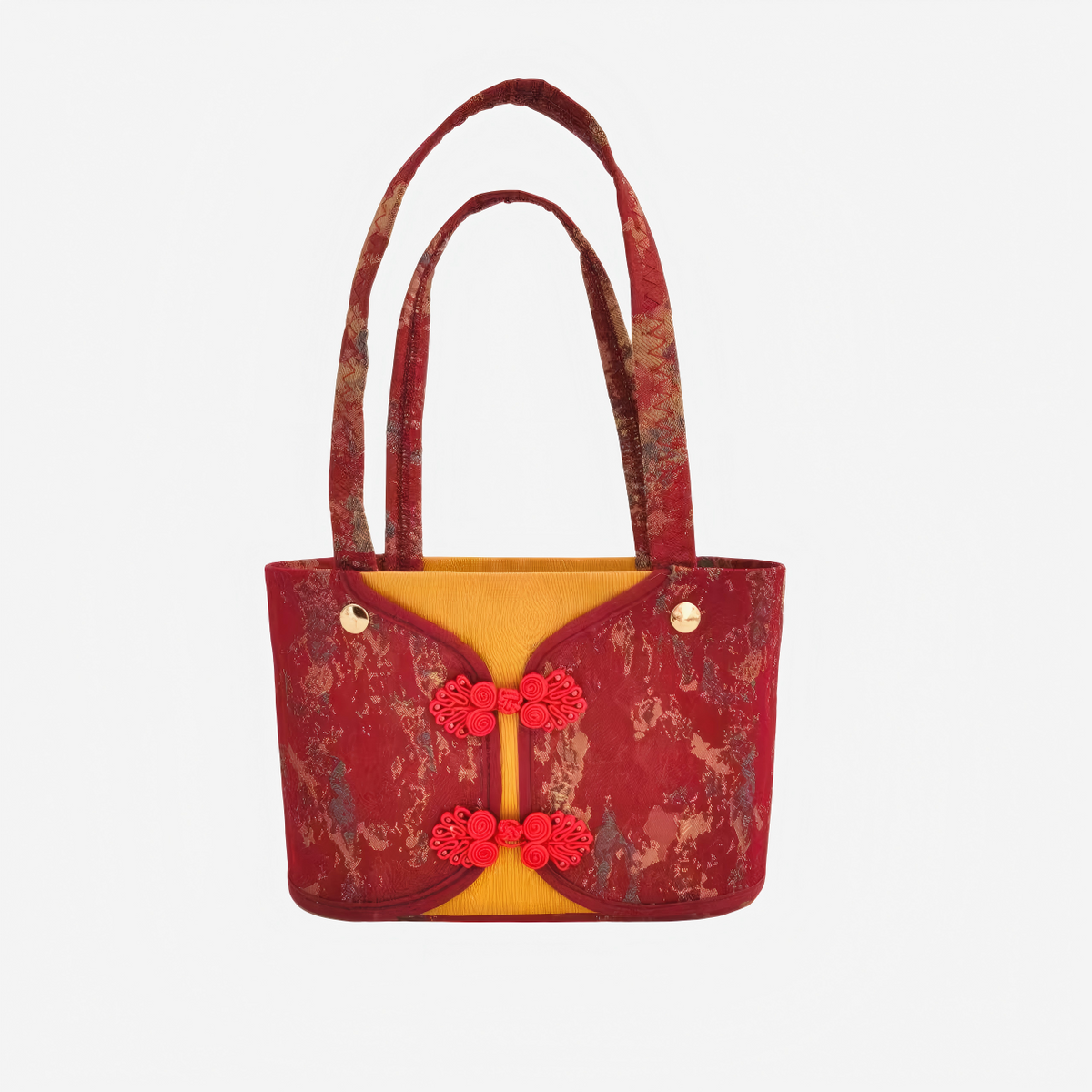 Custom Festive Gift Tote Bag | Traditional-Inspired Holiday Gift Bag