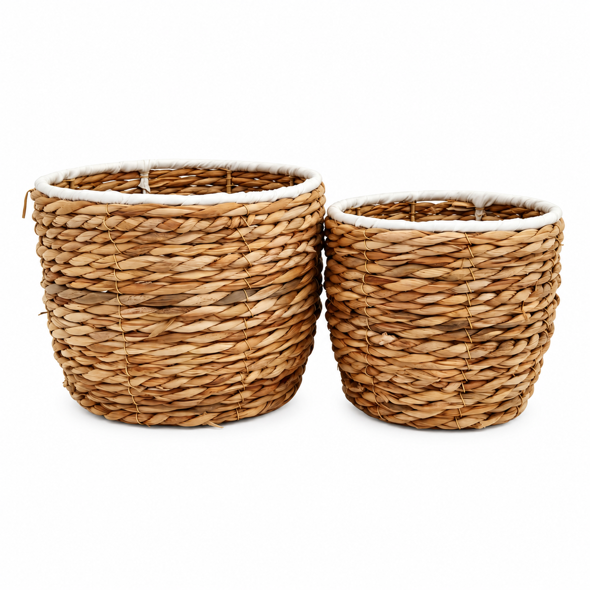Handwoven Woven Planter Basket Set for Indoor Plants and Home Décor