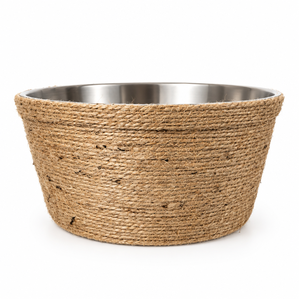 Natural Jute Rope Woven Planter Basket – Handcrafted Eco-Friendly Plant Pot Cover for Indoor & Outdoor Decor