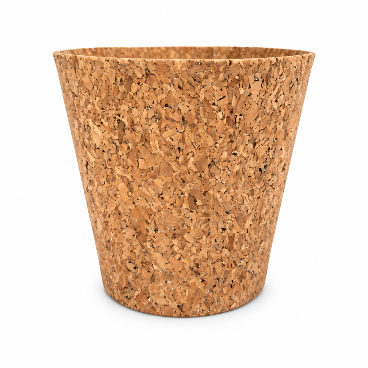 Natural Cork Planter Pot Cover – Decorative Indoor Plant & Storage Container